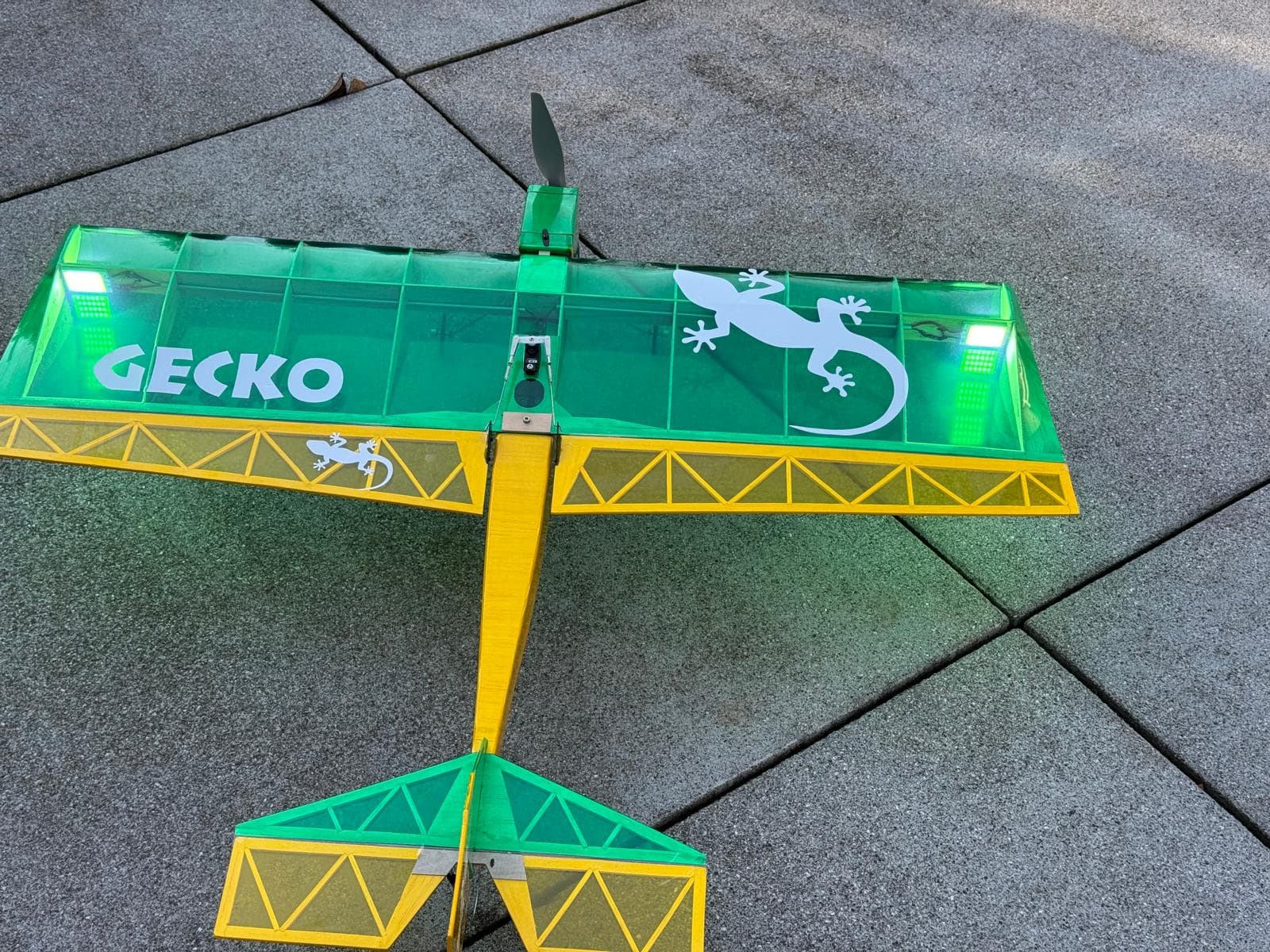 RC Geko mit dem LED-Sicherheitslicht 1005 von ASC-Safetylight